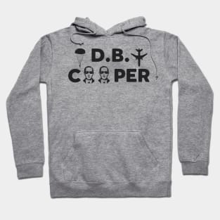 DB Cooper Font Hoodie